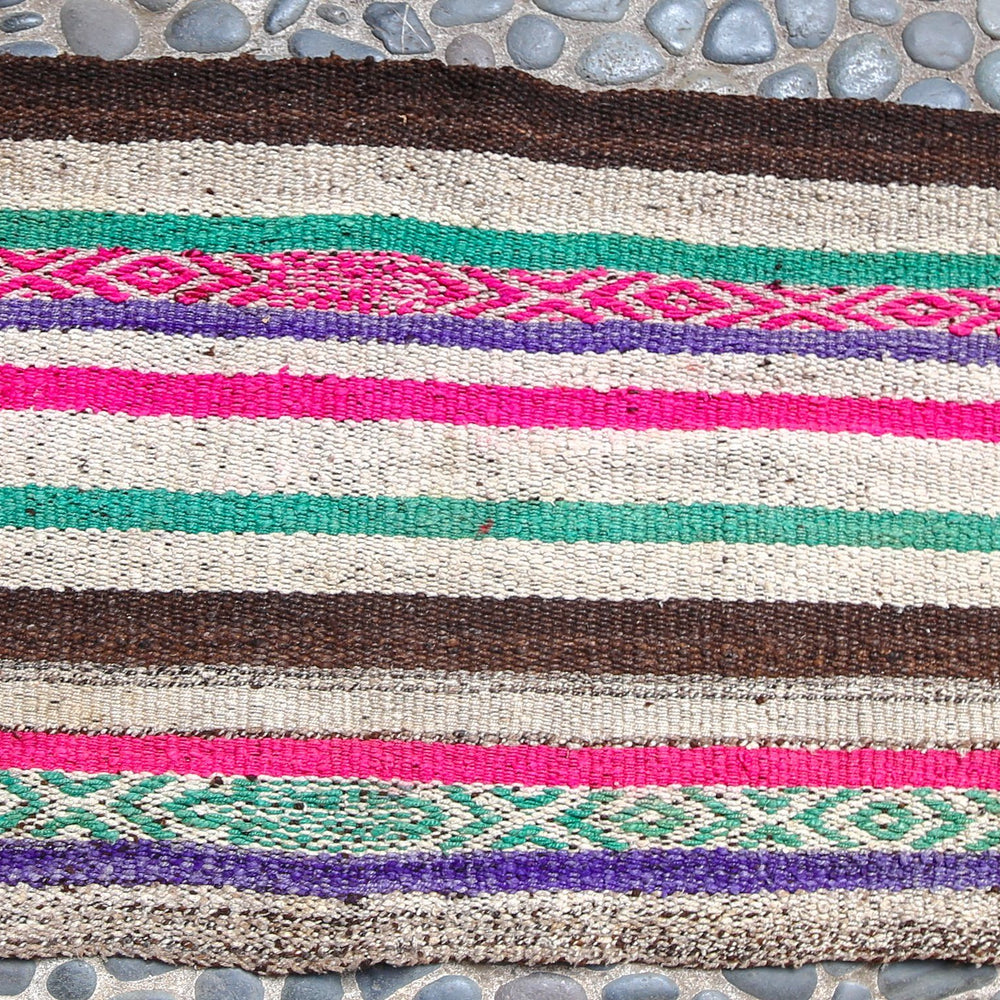 Handwoven Peruvian Frazada No. 005 - Canary Lane - Curated Textiles