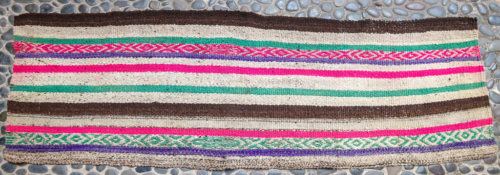 Handwoven Peruvian Frazada No. 005 - Canary Lane - Curated Textiles