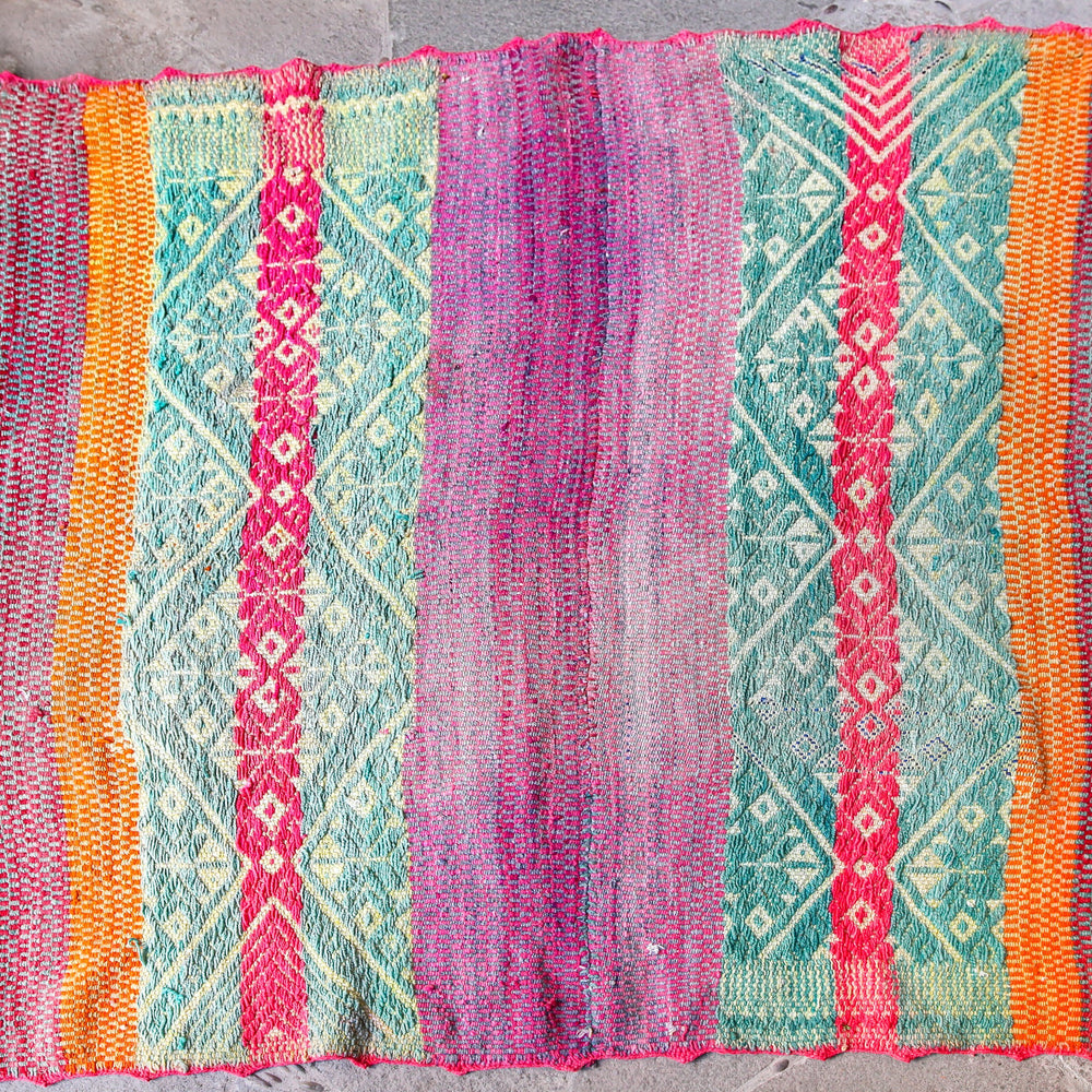 
                  
                    Handwoven Peruvian Frazada No. 008 - Canary Lane - Curated Textiles
                  
                