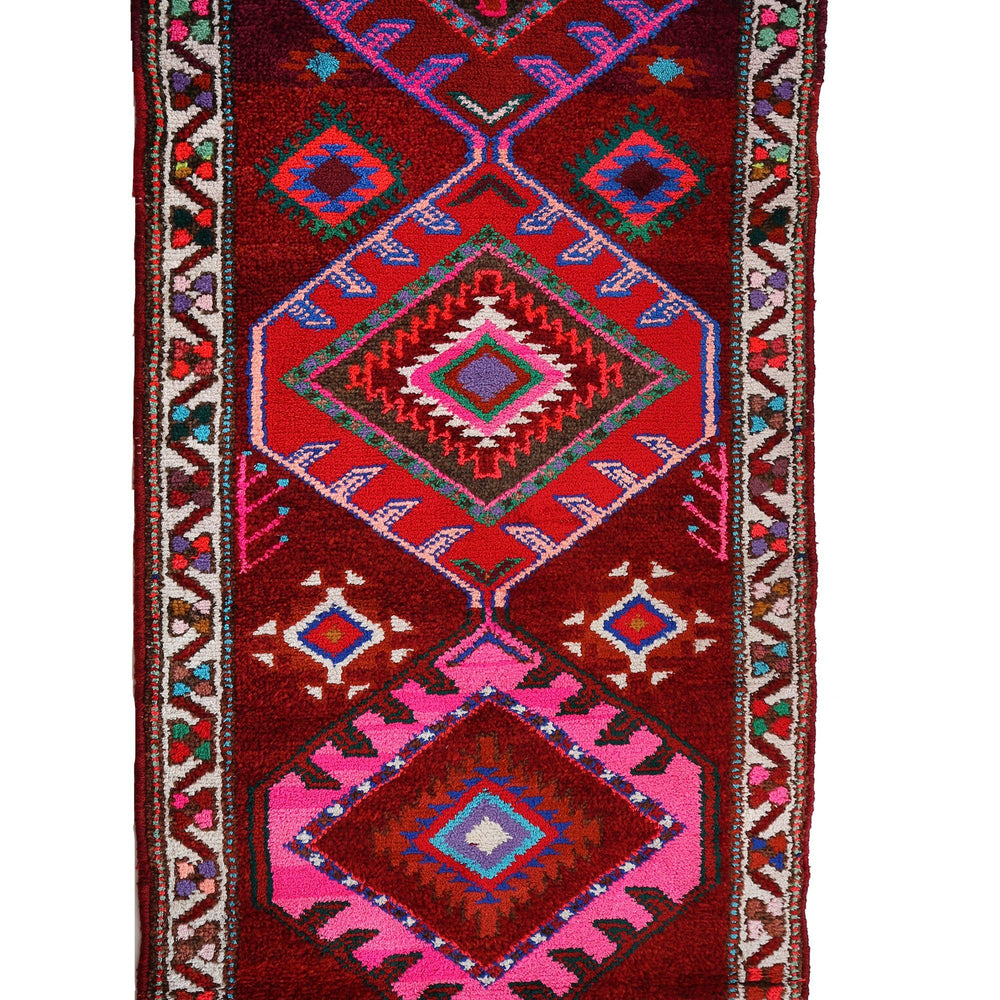 'Kaleidoscope' Tribal Runner Rug - Canary Lane - Curated Textiles