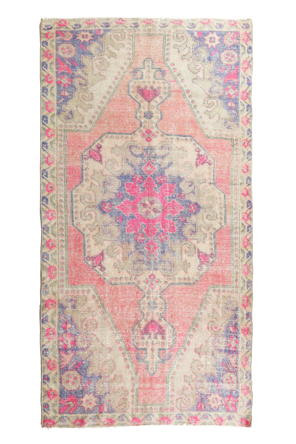 'Moon' Faded Oushak Rug - Canary Lane - Curated Textiles