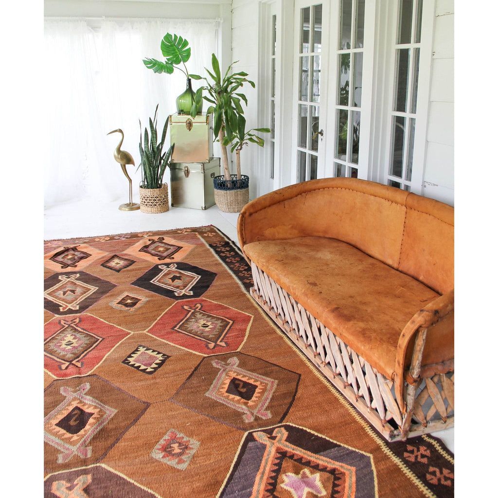 'Demir' Oversized Kilim - Canary Lane - Curated Textiles