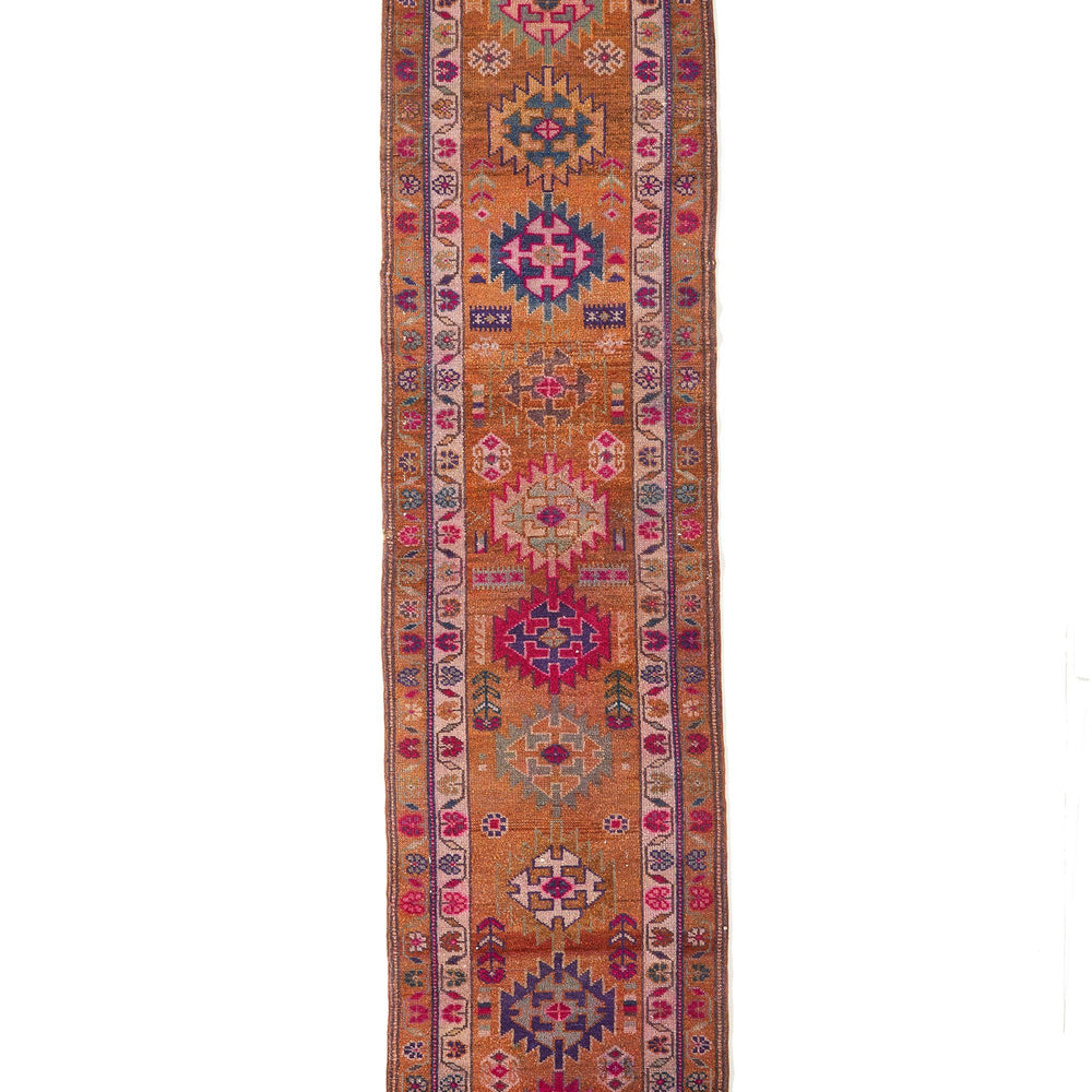 
                  
                    'Daisy' Vintage Turkish Long Runner - 2'11'' x 13'10'' - Canary Lane - Curated Textiles
                  
                