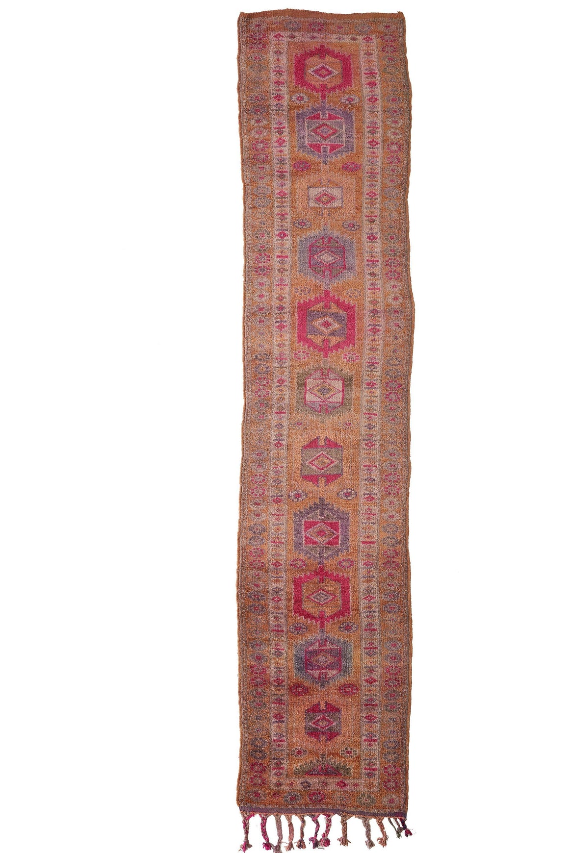'Sadie' Turkish Vintage Rug - 2'8'' x 13'6'' - Canary Lane - Curated Textiles