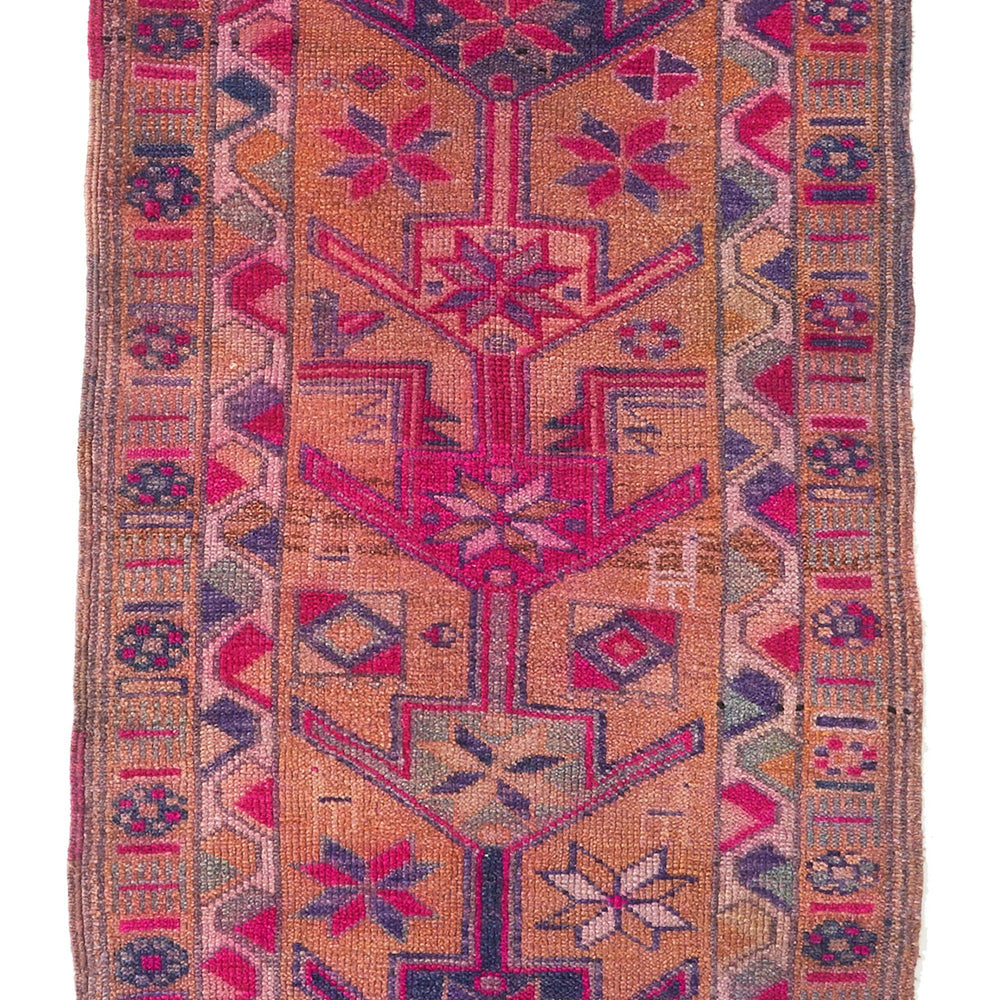 
                  
                    'Rosé' Vintage Turkish Runner - 2'8'' x 12'8'' - Canary Lane - Curated Textiles
                  
                