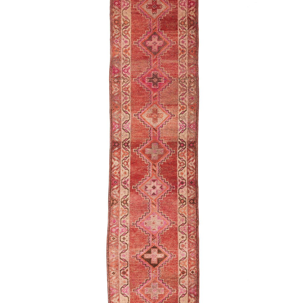 
                  
                    'Rose Garden' Vintage Turkish Runner - 2'6.5'' x 12'4'' - Canary Lane - Curated Textiles
                  
                