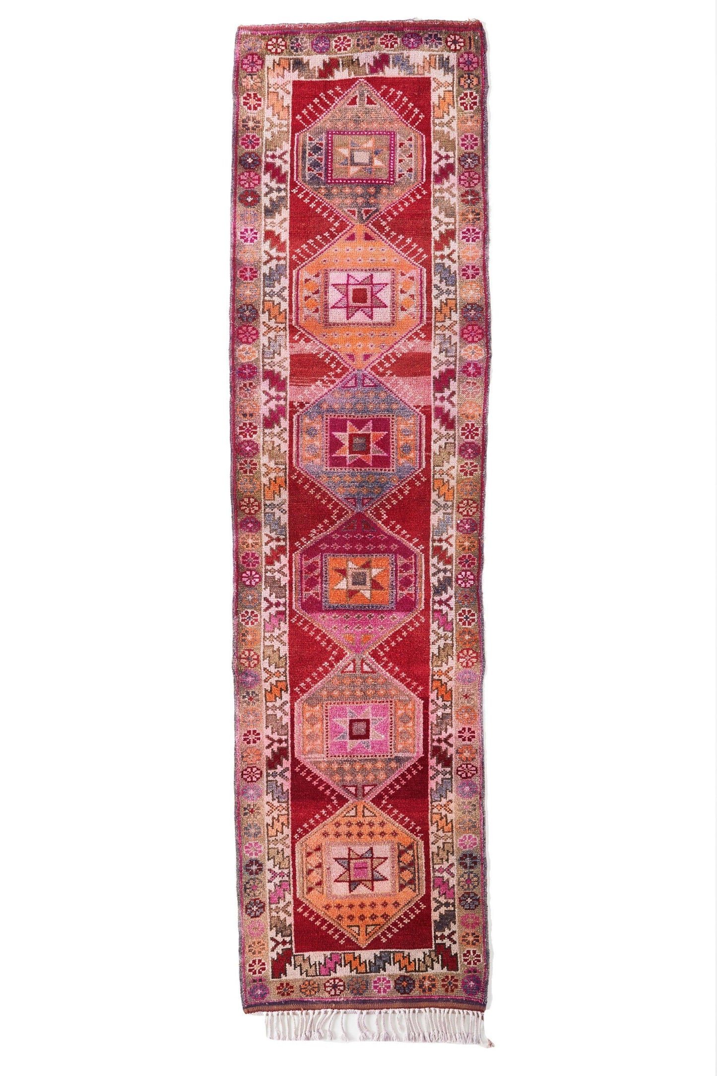 
                  
                    'Star Dazed' Turkish Runner Rug - 2'11'' x 11'3'' - Canary Lane - Curated Textiles
                  
                
