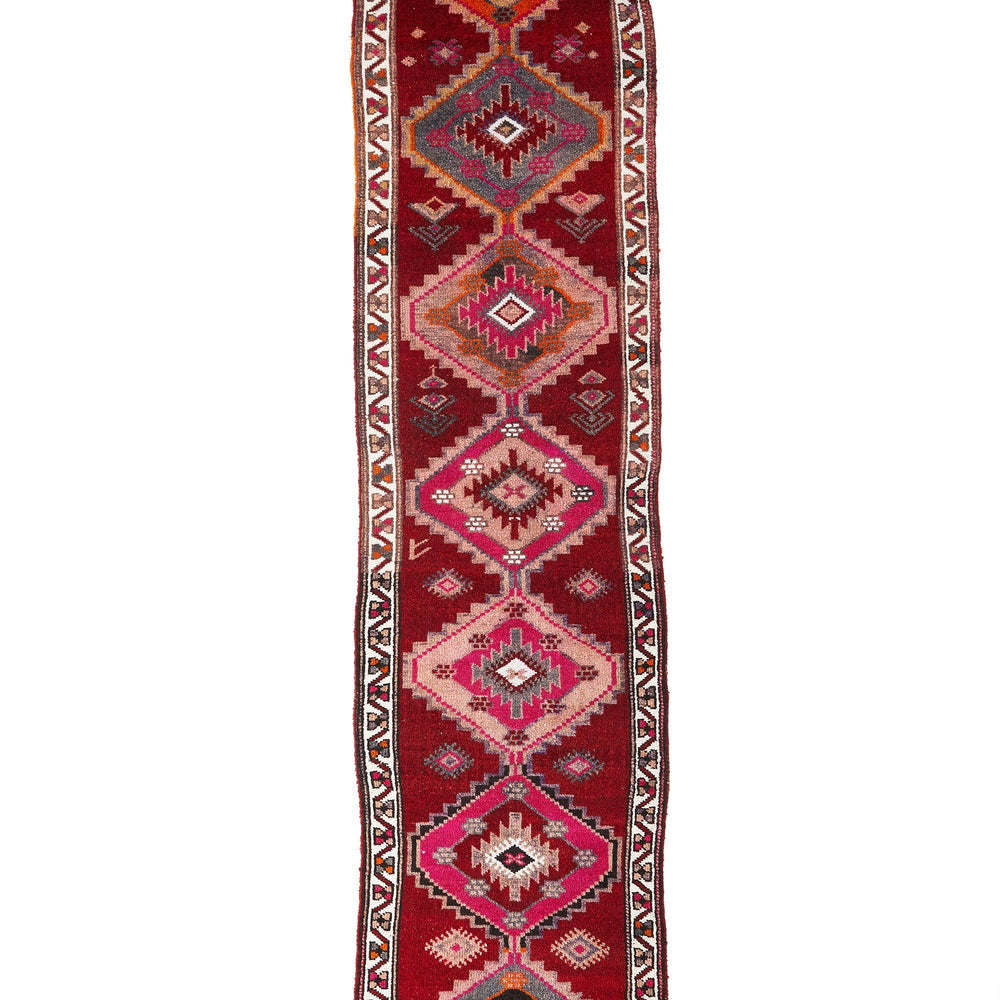
                  
                    'Jazz' Turkish Vintage Tribal Runner - 3' x 13'11'' - Canary Lane - Curated Textiles
                  
                