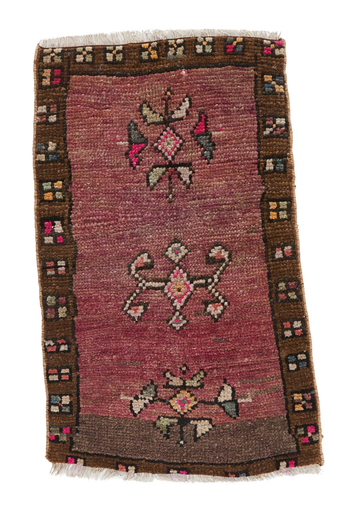 No. 1027 Mini Rug - 1’7” x 2’9" - Canary Lane - Curated Textiles