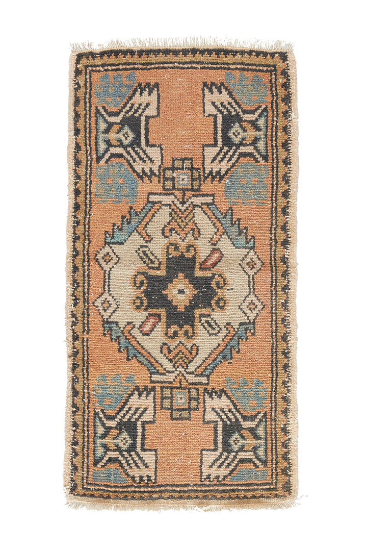 No. 890 Mini Rug - 1'7" x 3'2" - Canary Lane - Curated Textiles
