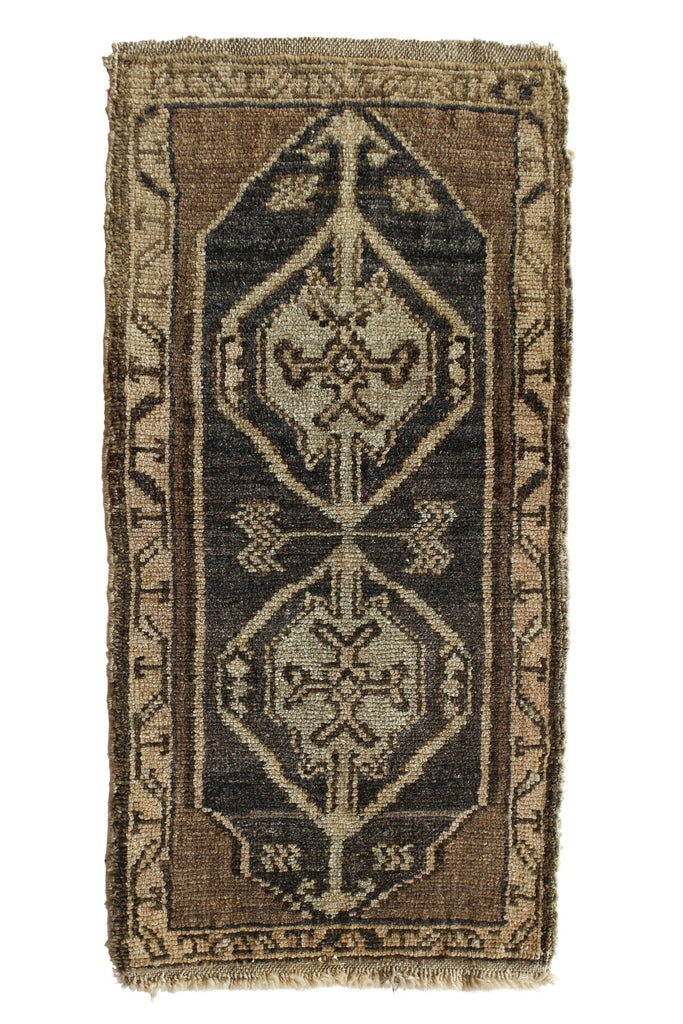 No. 352 Mini Rug - 1'5" x 2'11" - Canary Lane - Curated Textiles