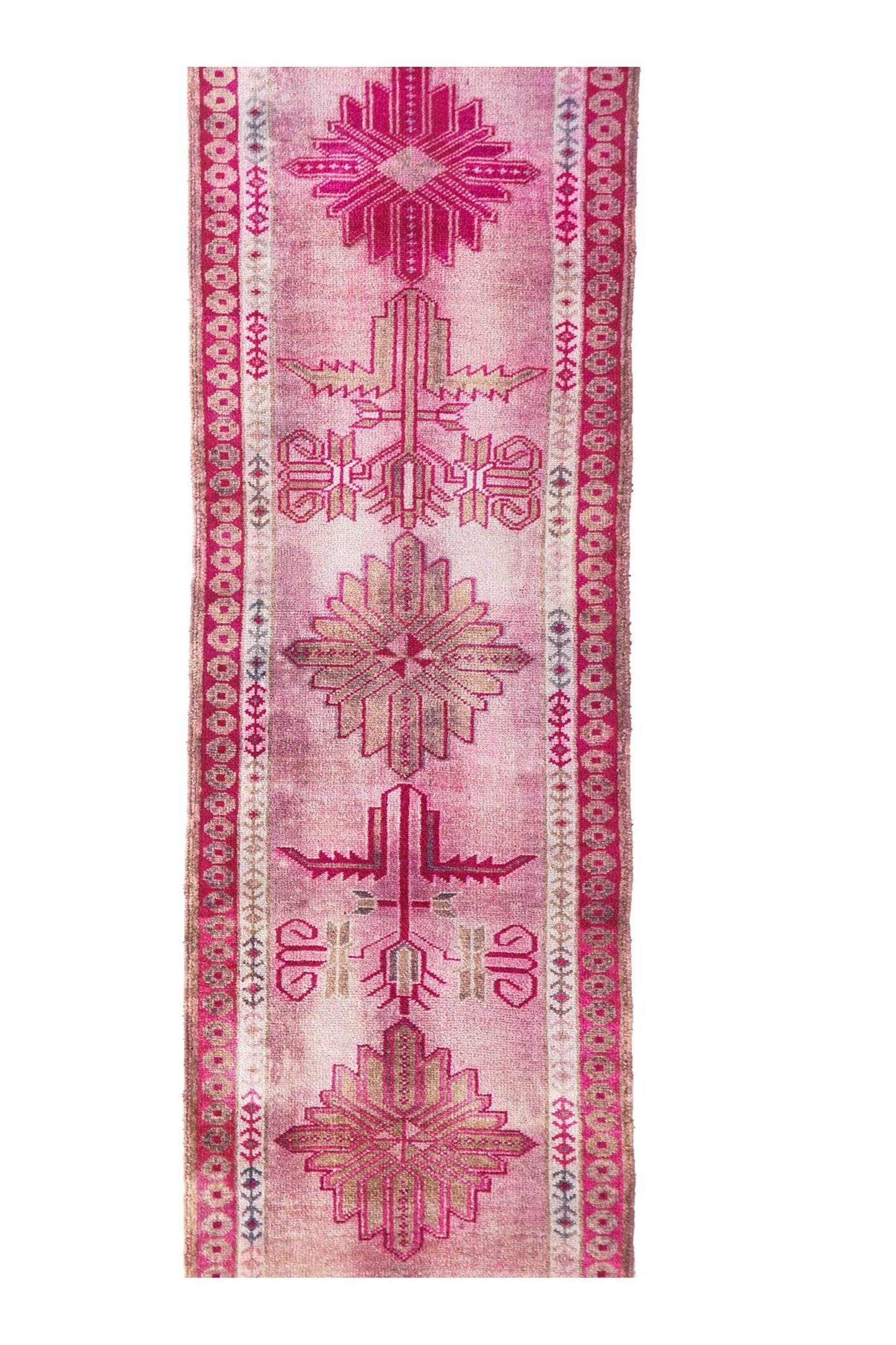 
                  
                    'Unicorn' Vintage Turkish Runner - 3'1" x 14'2" - Canary Lane - Curated Textiles
                  
                