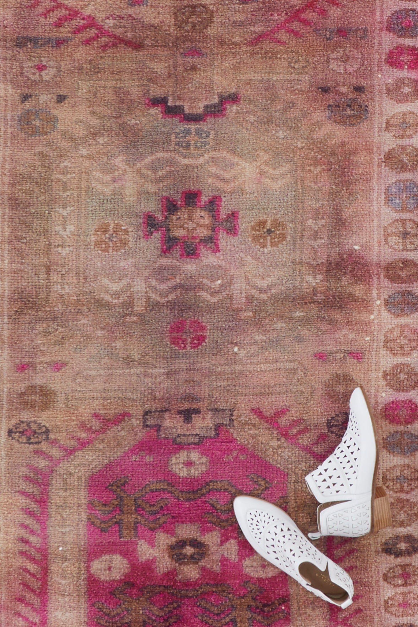 
                  
                    'Hyacinth' Vintage Turkish Runner - 3’2” x 11’3” - Canary Lane - Curated Textiles
                  
                