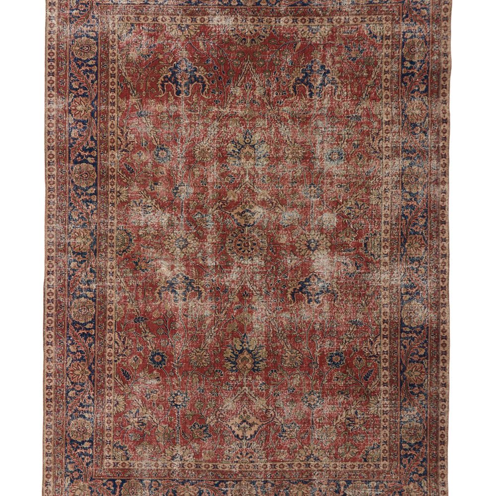 
                  
                    'Jasmine' Turkish Vintage Area Rug - 7’10” x 11” - Canary Lane - Curated Textiles
                  
                