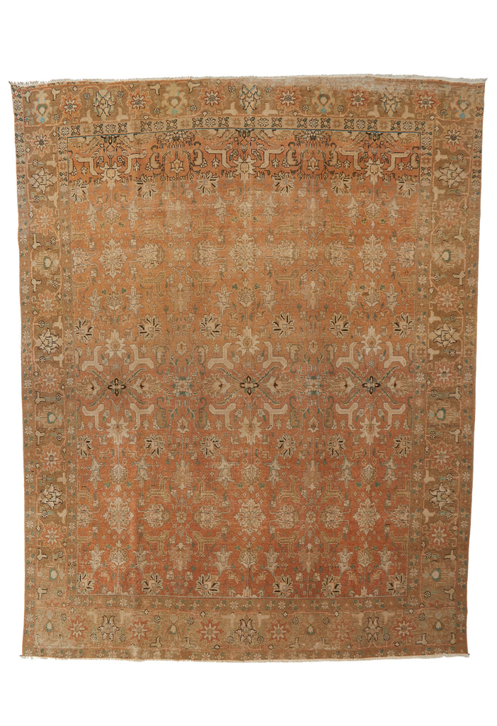 'Daffodil' Turkish Vintage Area Rug - 9’8” x 12’5” - Canary Lane - Curated Textiles