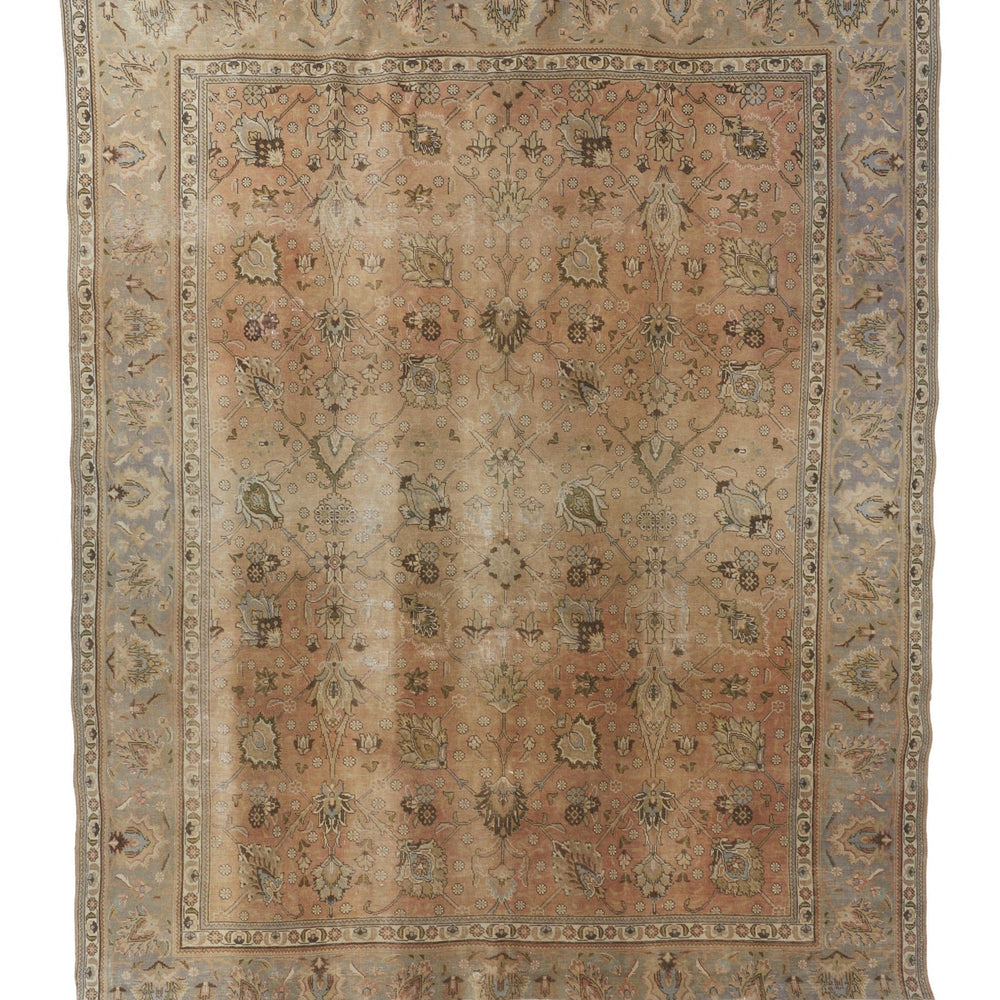 'Forsythia' Turkish Vintage Area Rug - 9’7” x 11’ - Canary Lane - Curated Textiles
