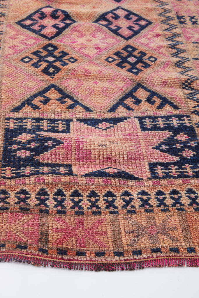 'Summer' Turkish Runner Rug - 2'8'' x 11'10'' - Canary Lane - Curated Textiles