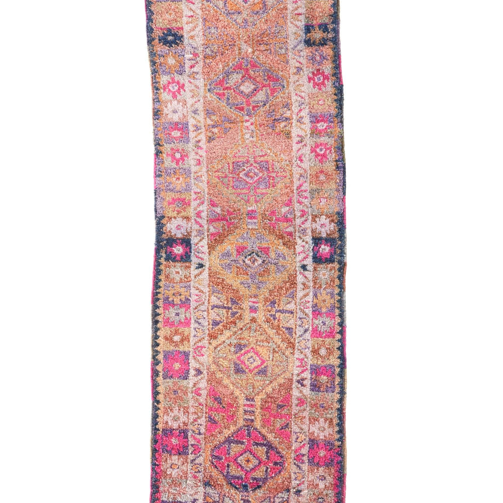 'Fairy Dust' Turkish Vintage Rug - 2'9'' x 10'1'' - Canary Lane - Curated Textiles