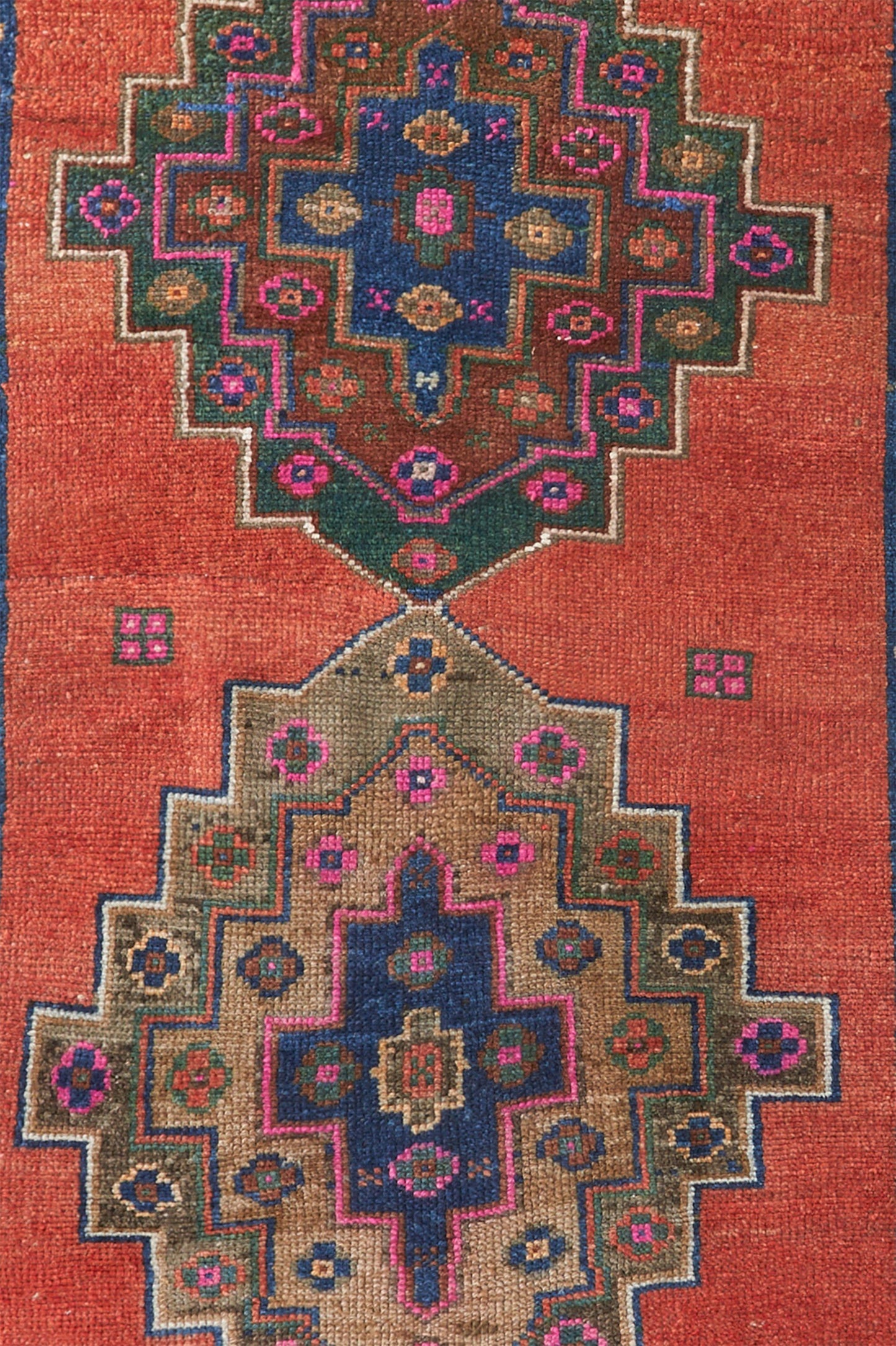 
                  
                    'Blaze' Turkish Vintage Rug - 3'7'' x 8'4'' - Canary Lane - Curated Textiles
                  
                