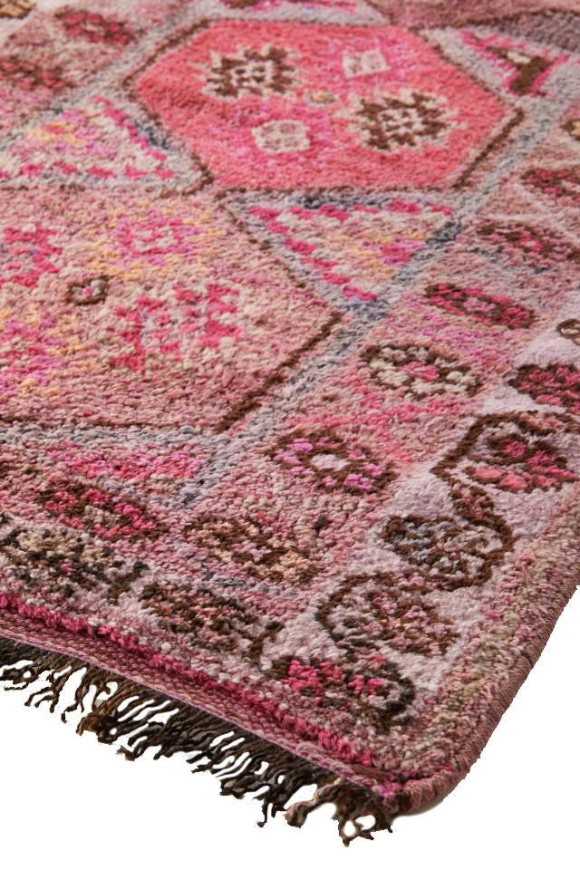 'Wildflower' Turkish Vintage Runner - 3' x 12'7'' - Canary Lane - Curated Textiles