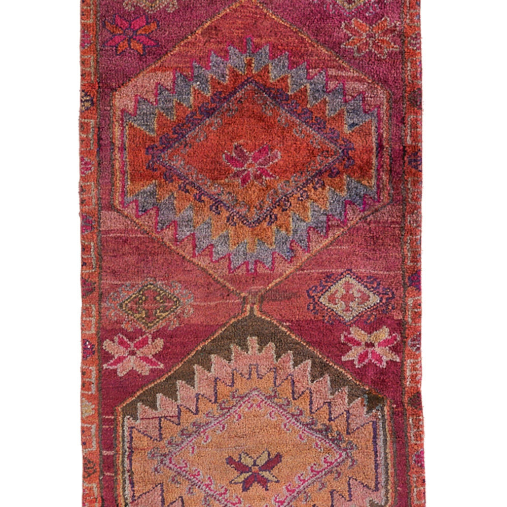 
                  
                    'Delight' Turkish Vintage Runner Rug (On Hold) - 2'11'' x 12'3'' - Canary Lane - Curated Textiles
                  
                