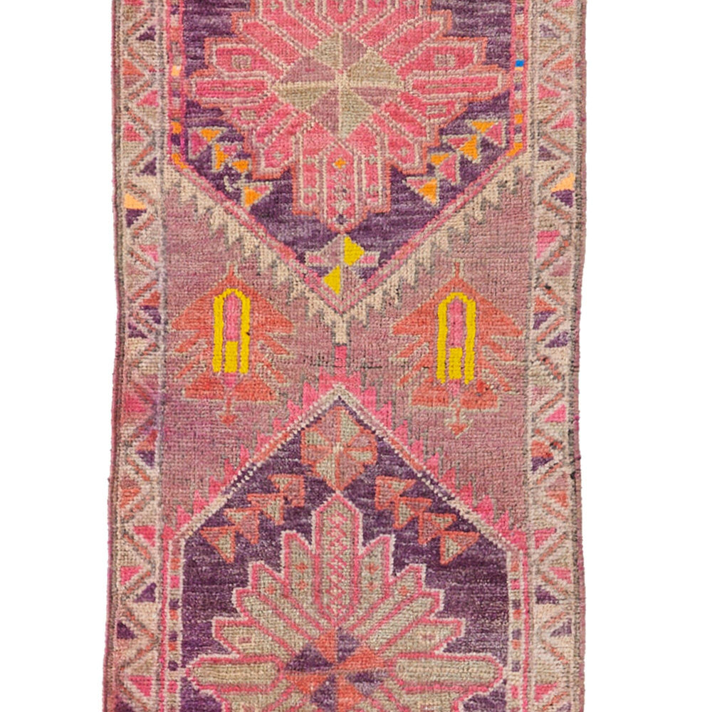 
                  
                    'Flora' Turkish Vintage Runner - 2'5" x 12' - Canary Lane - Curated Textiles
                  
                