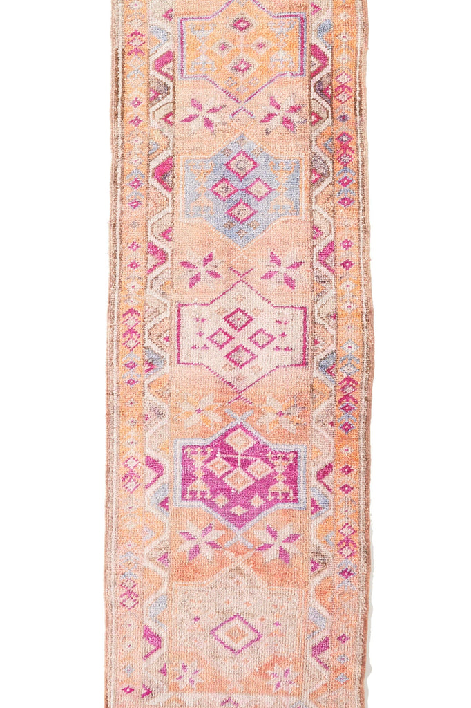 'Kismet' Turkish Runner Rug- 2'8" x 13'10" - Canary Lane - Curated Textiles