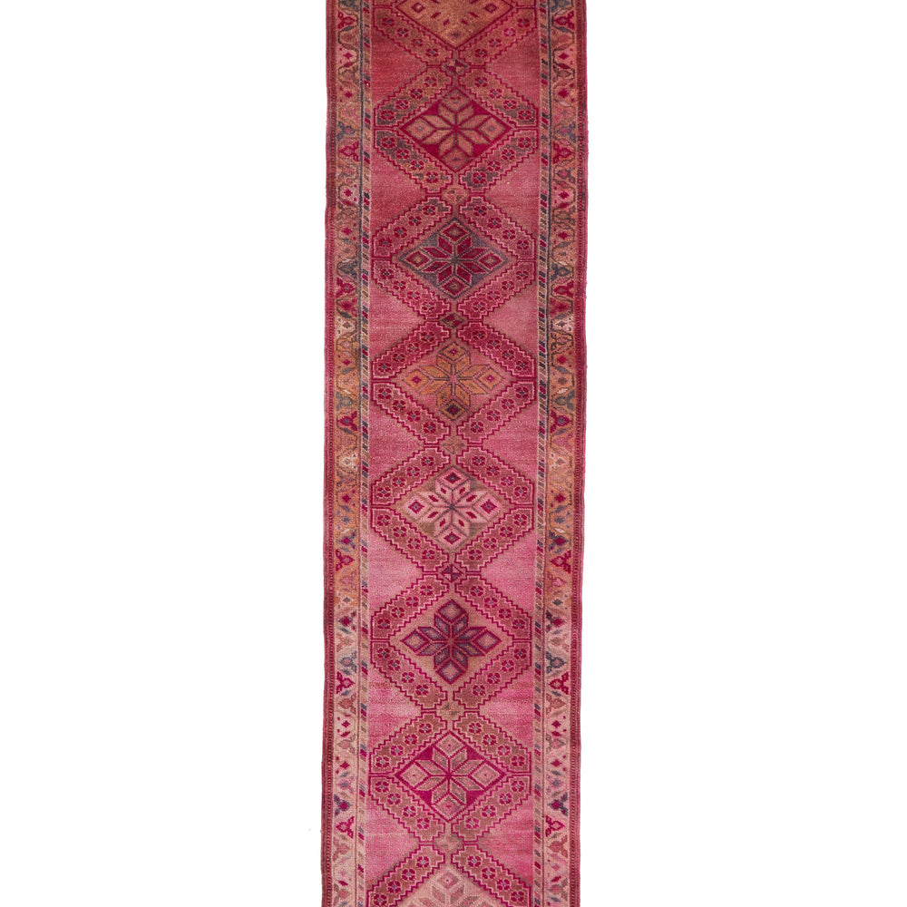 'Macaron' Turkish Ombré Runner Rug - 2'8" x 12'9" - Canary Lane - Curated Textiles