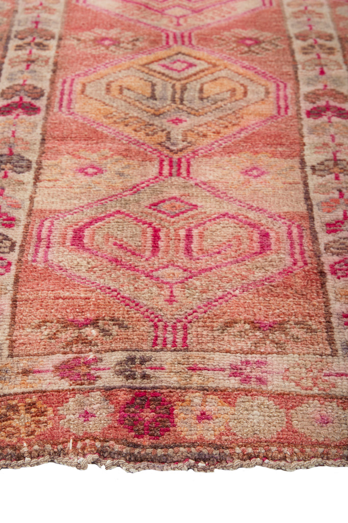 'Peaches' Turkish Ombré Runner Rug - 2'9'' x 11'9'' - Canary Lane - Curated Textiles