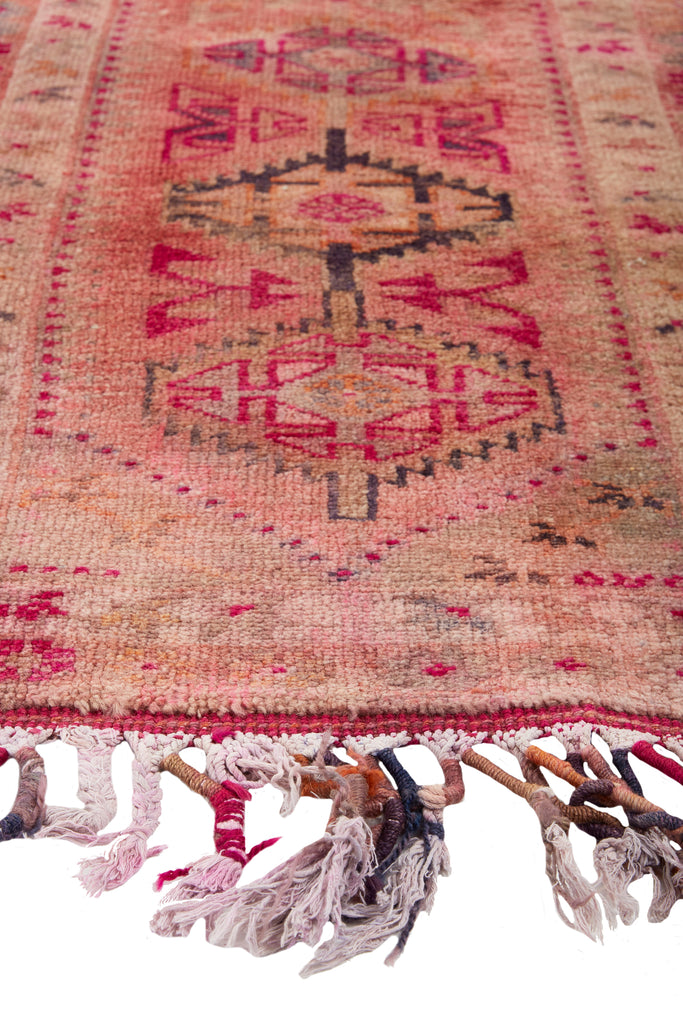 'Fleur' Turkish Ombré Runner Rug - 2'7'' x 14'7'' - Canary Lane - Curated Textiles