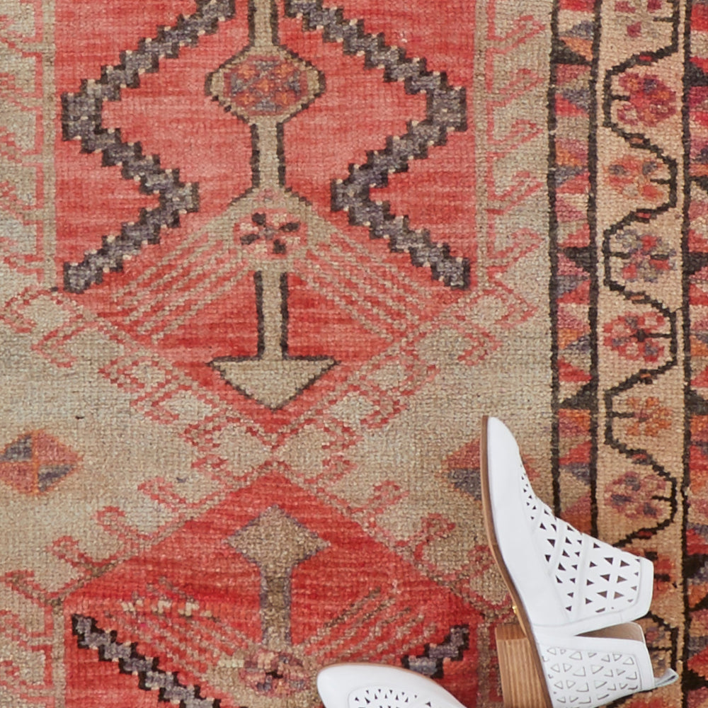 
                  
                    'Willow' Turkish Runner Rug - 2'10'' x 11'5'' - Canary Lane - Curated Textiles
                  
                