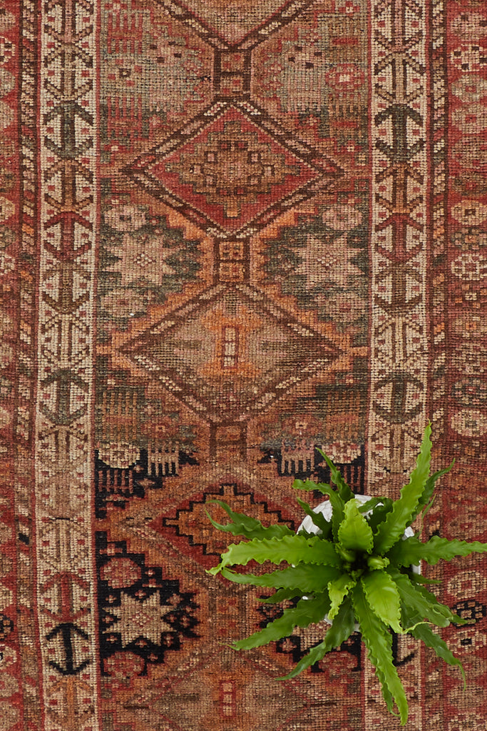 'Thistle' Turkish Runner Rug - 2'11'' x 10' - Canary Lane - Curated Textiles