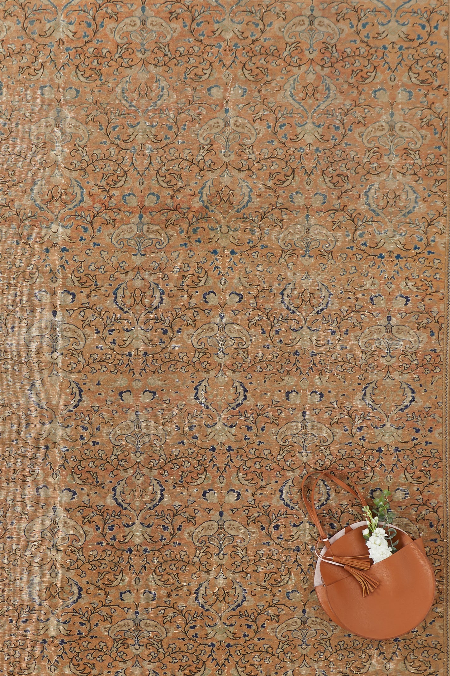 
                  
                    'Capricorn' Turkish Vintage Area Rug - 7'4" x 11'8" - Canary Lane - Curated Textiles
                  
                