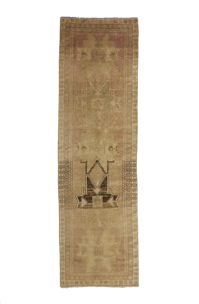'Desert Sand' Turkish Runner - 3'7'' x 12'5'' - Canary Lane - Curated Textiles