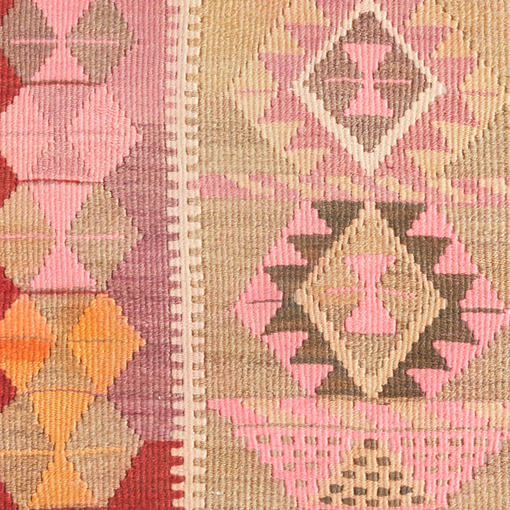 
                  
                    'Ollie' - Small Turkish Vintage Kilim- 2'8.5'' x 3'4'' - Canary Lane - Curated Textiles
                  
                