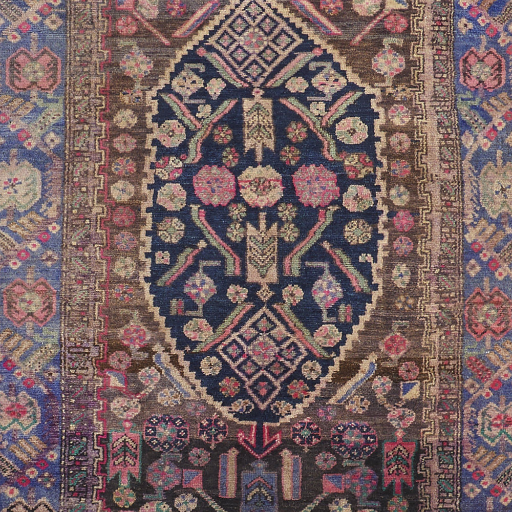 
                  
                    Wildflower Turkish Vintage Area Rug - 4'2.5" x 8'9" ( ON HOLD) - Canary Lane - Curated Textiles
                  
                