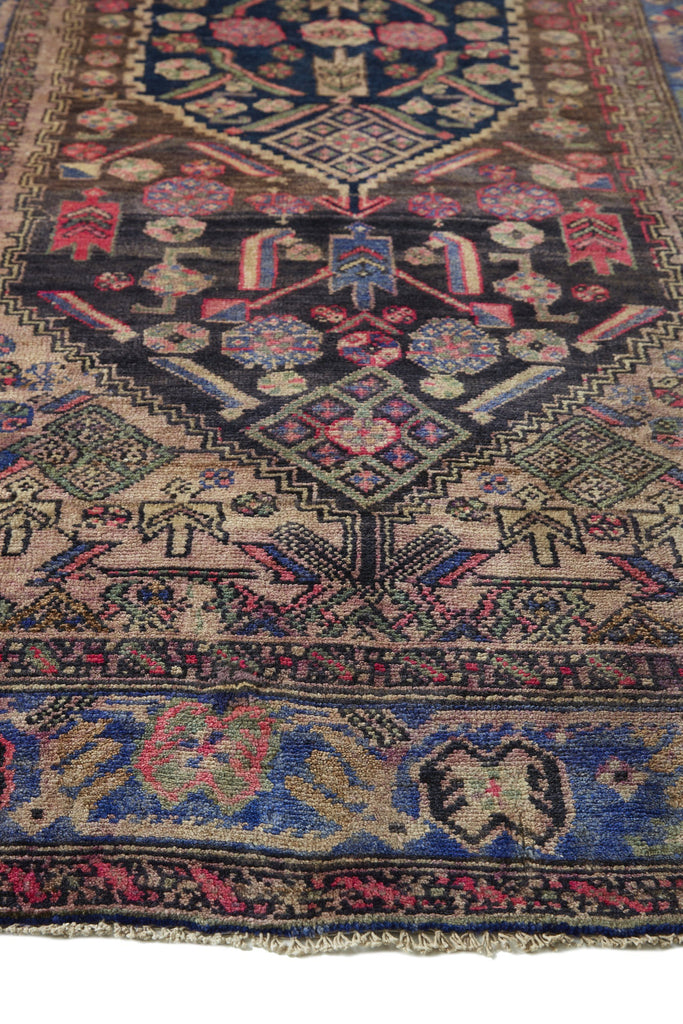 Wildflower Turkish Vintage Area Rug - 4'2.5" x 8'9" ( ON HOLD) - Canary Lane - Curated Textiles