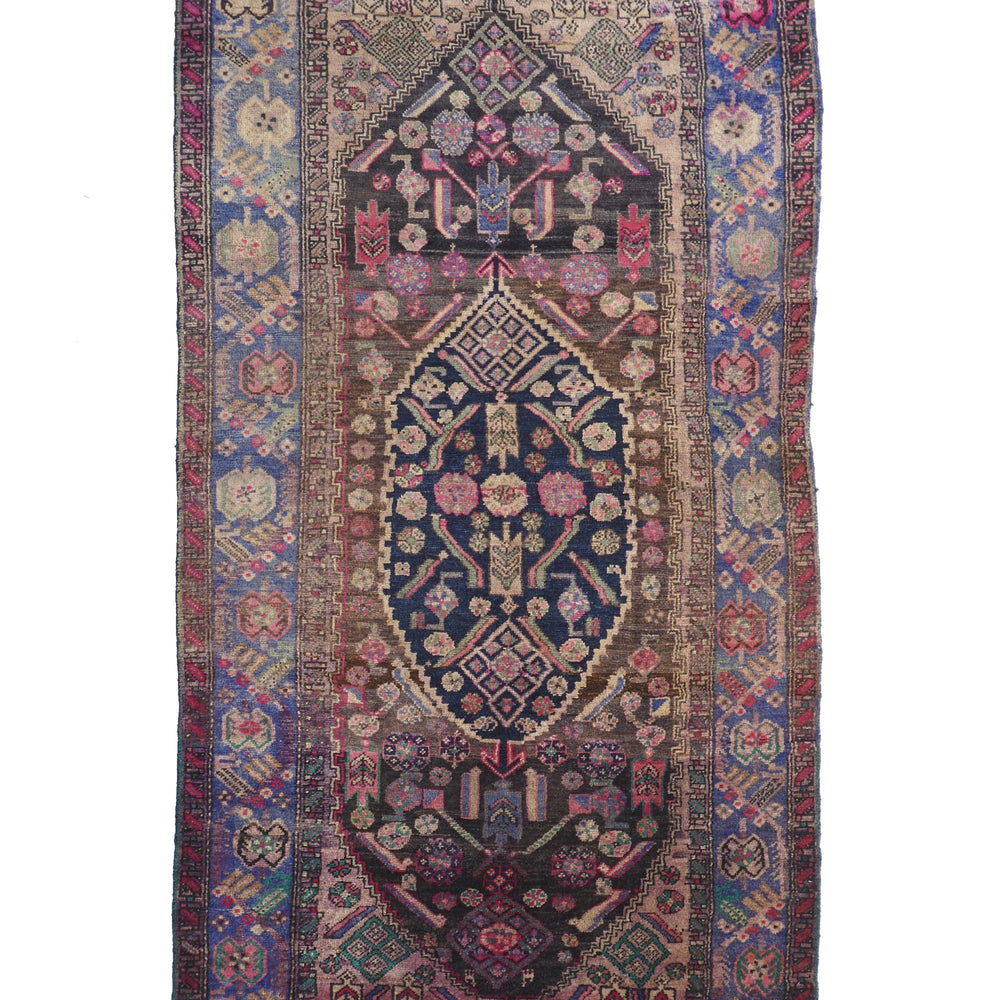 
                  
                    Wildflower Turkish Vintage Area Rug - 4'2.5" x 8'9" ( ON HOLD) - Canary Lane - Curated Textiles
                  
                