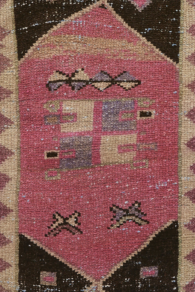 No. 614 Mini Rug - 1'5'' x 2'6'' - Canary Lane - Curated Textiles