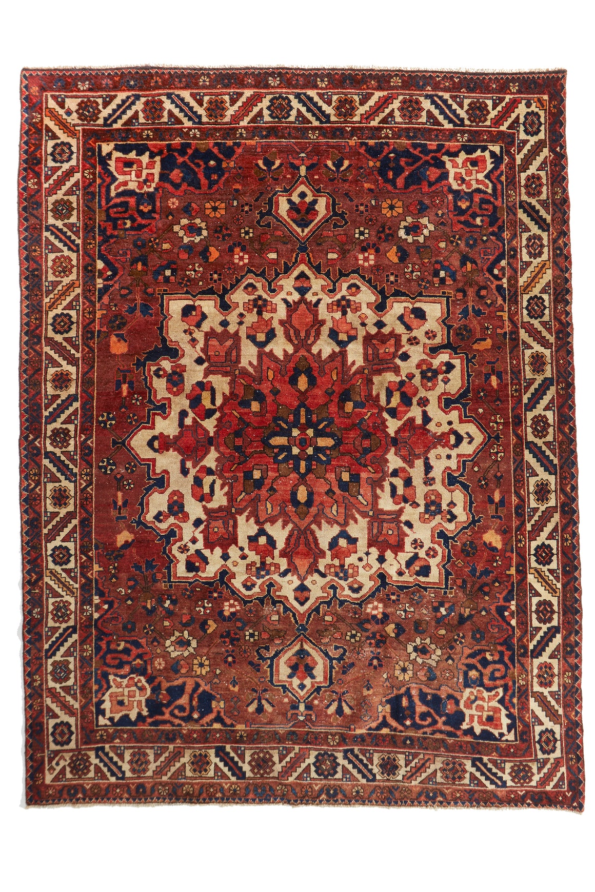 'Firefly' Vintage Persian Rug - 7'8" x 10'3'' - Canary Lane - Curated Textiles