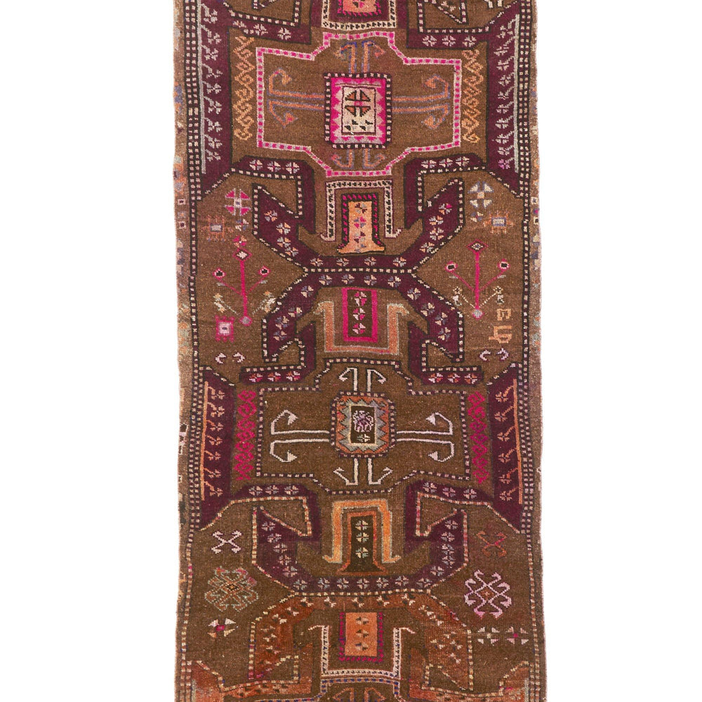 
                  
                    'Ocotillo' Turkish Vintage Rug - 3'6" x 9'10" - Canary Lane - Curated Textiles
                  
                