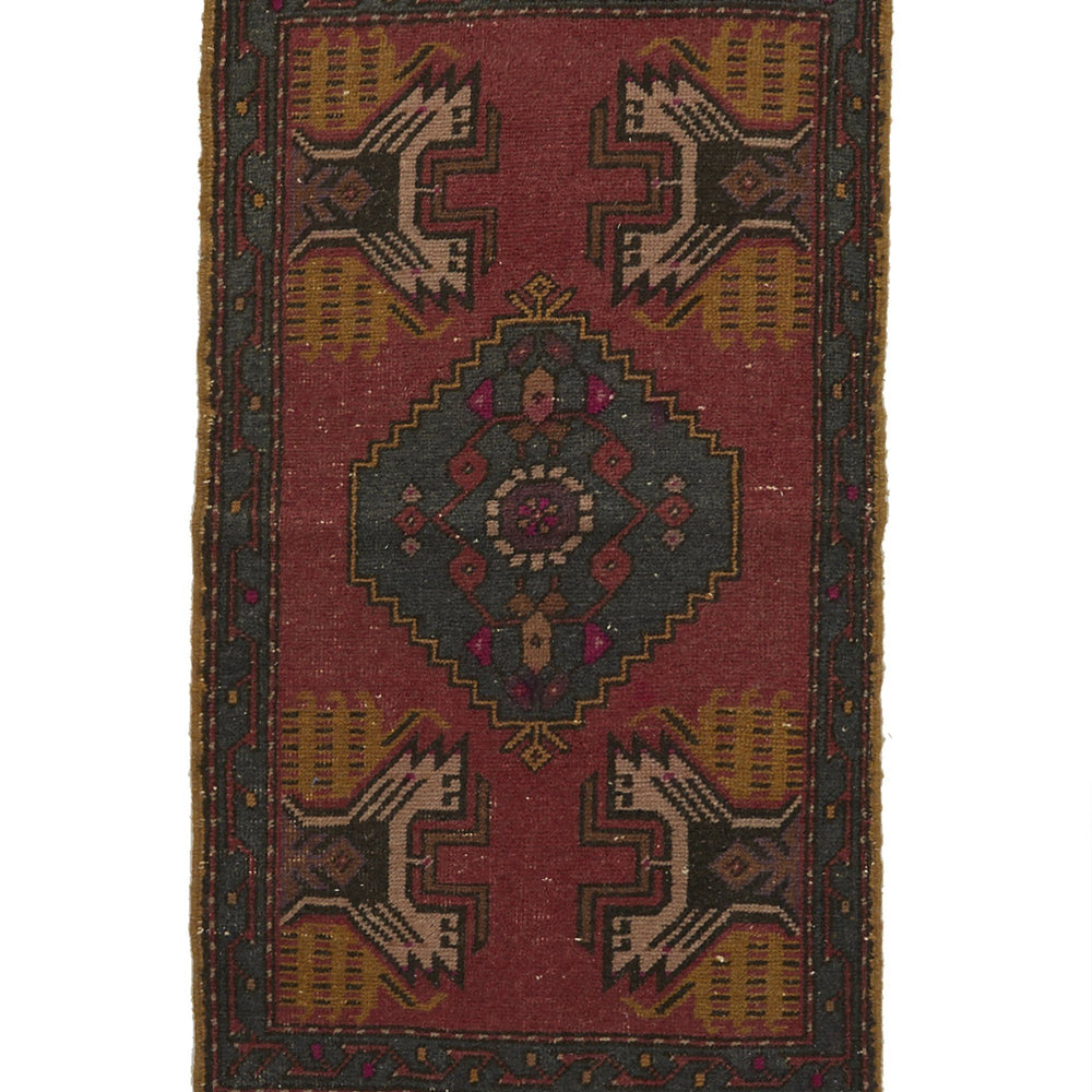 
                  
                    No. 748 Mini Rug - 1'10" x 3'7" - Canary Lane - Curated Textiles
                  
                