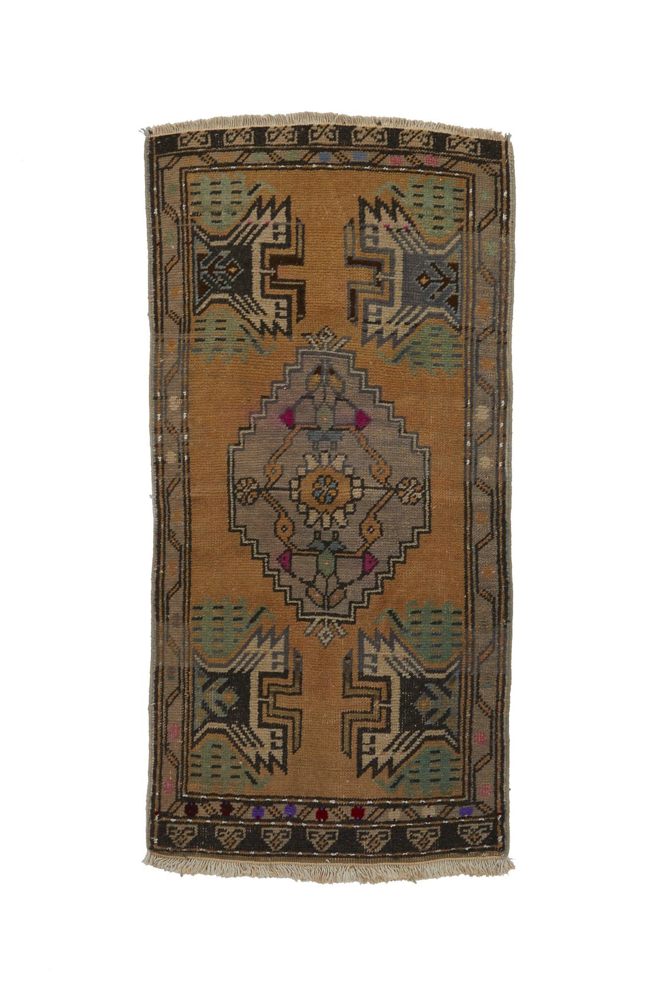 
                  
                    No. 752 Mini Rug - 1'9" x 3'7" - Canary Lane - Curated Textiles
                  
                