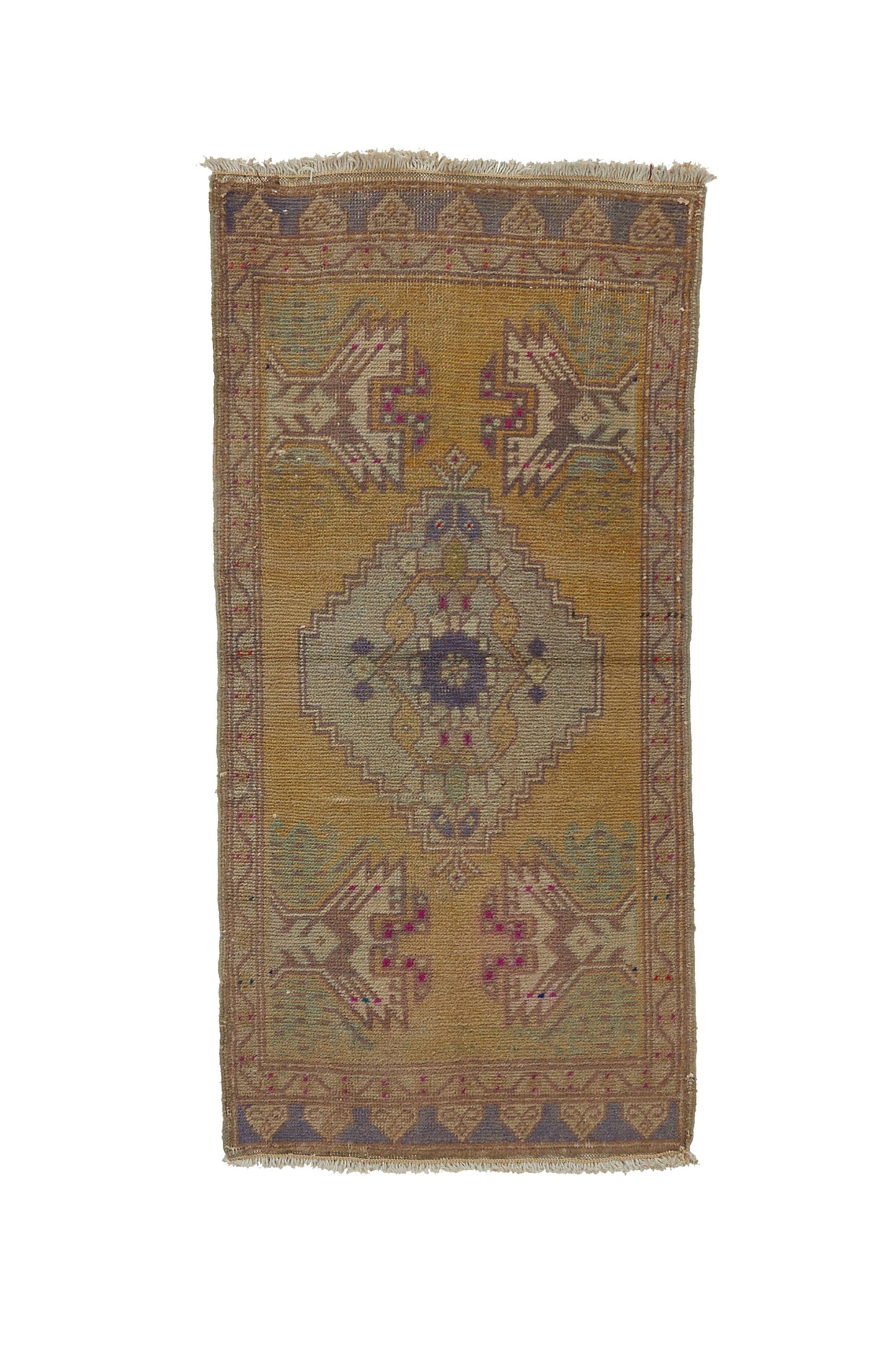 
                  
                    No. 767 Mini Rug - 1'8" x 3'5" - Canary Lane - Curated Textiles
                  
                