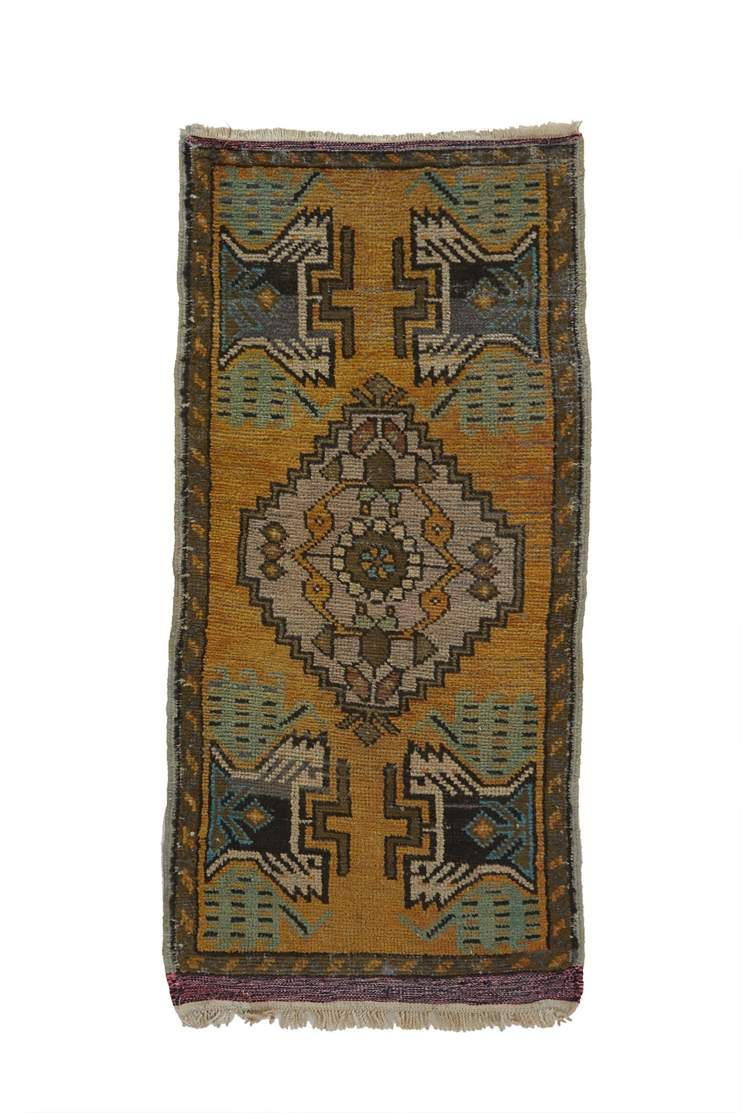 
                  
                    No. 770 Mini Rug - 1'7" x 3'7" - Canary Lane - Curated Textiles
                  
                