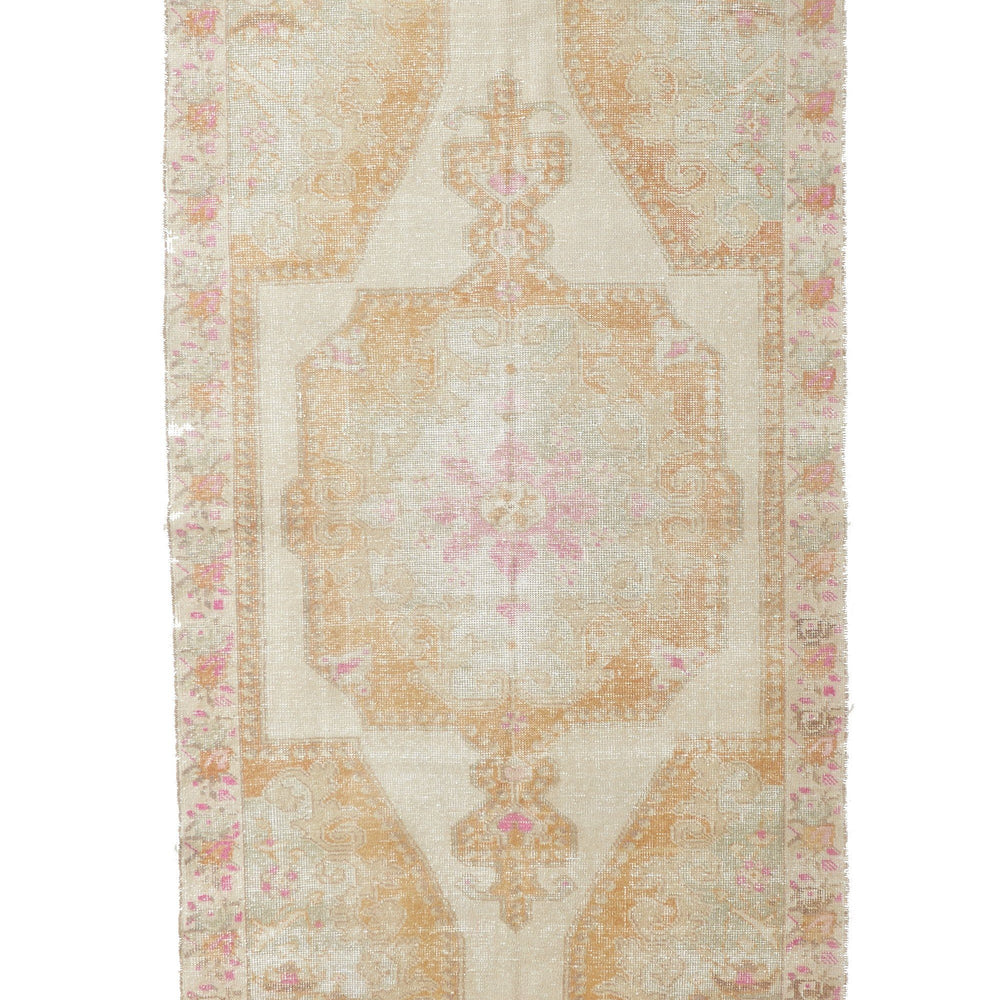 
                  
                    ‘Moonlight’ Vintage Turkish Oushak Rug - 4'3" x 7'2" - Canary Lane - Curated Textiles
                  
                