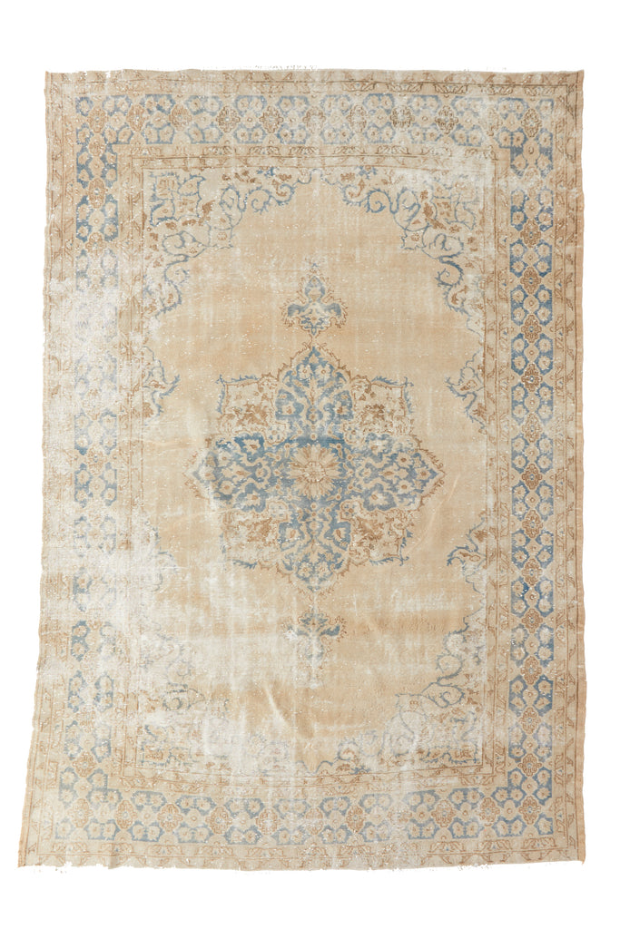 'Caraway' Vintage Persian Rug - 7'6" x 11'6''  ( On HOLD) - Canary Lane - Curated Textiles
