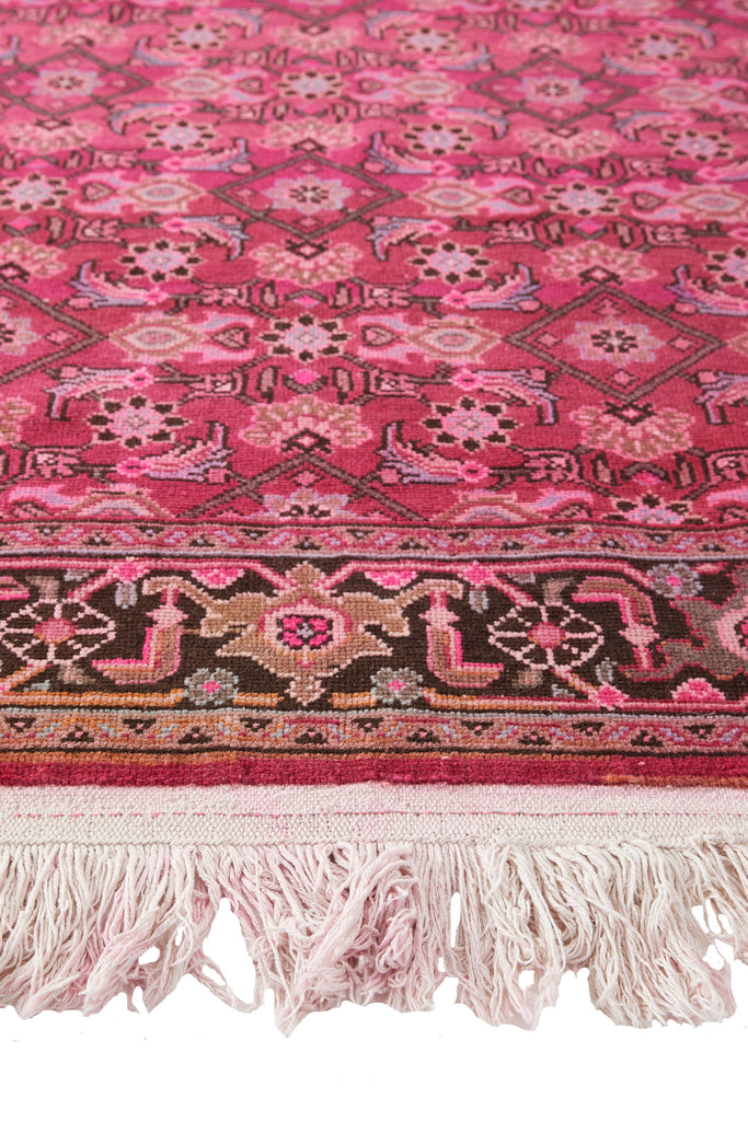 'Azalea' Vintage Persian Rug - 4'10" x 13'4" - Canary Lane - Curated Textiles