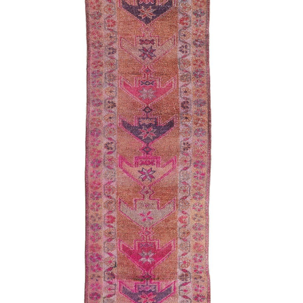 
                  
                    'Summer Rosé ' Turkish Runner Rug - 2'6.5" x 15'1" - Canary Lane - Curated Textiles
                  
                