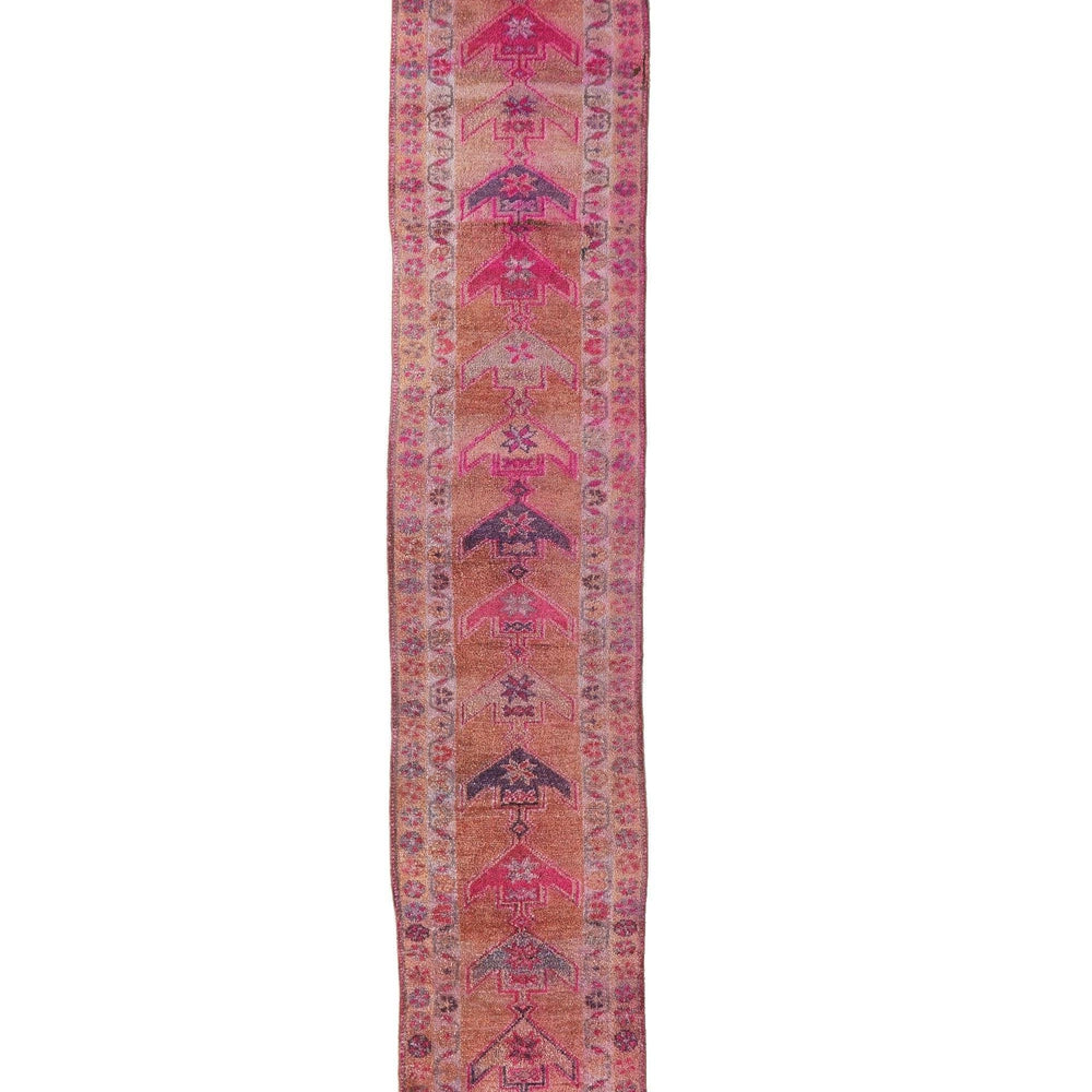 
                  
                    'Summer Rosé ' Turkish Runner Rug - 2'6.5" x 15'1" - Canary Lane - Curated Textiles
                  
                